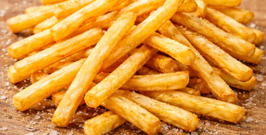 Our Shoestring French Fries are finely cut, ultra-crispy fries made from carefully selected premium potatoes. Known for their thin shape and quick cooking time, these fries deliver a light, crunchy texture with a delicious golden finish, making them a favorite for fast food chains, cafés, and home kitchens alike.