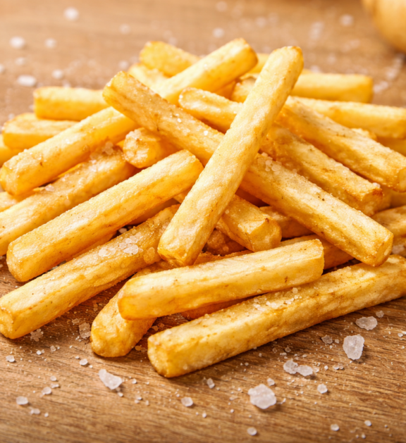 Empiric Exim’s Straight Cut French Fries are made from carefully selected high-quality potatoes to deliver a classic french fry experience with a perfectly crispy exterior and soft, fluffy interior.