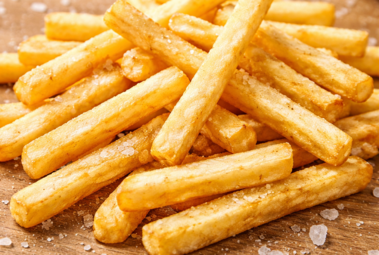 Empiric Exim’s Straight Cut French Fries are made from carefully selected high-quality potatoes to deliver a classic french fry experience with a perfectly crispy exterior and soft, fluffy interior.